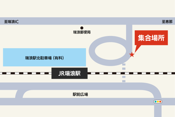 瑞浪駅裏マップ