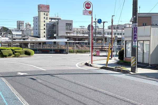 土岐市駅裏写真